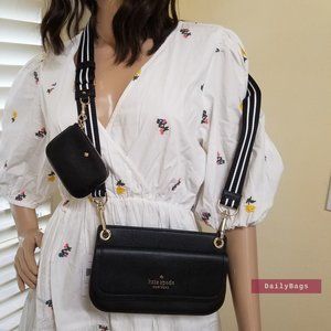 BEAUTIFUL ROSIE PEBBLED LEATHER WITH ATTACHED COIN POUCH KATE SPADE CROSSBODY